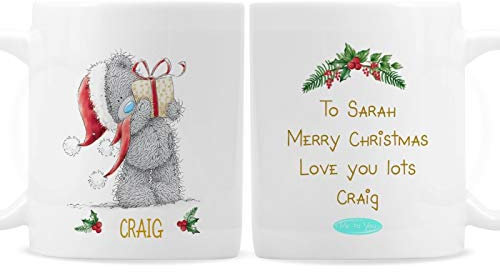 Personalised Me to You Christmas Couple's Ceramic Mug Set