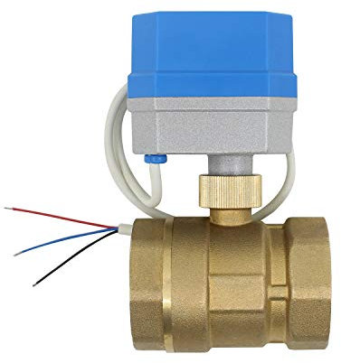 2 Modi - 2 wege motorkugelhahn 12v zonenventil 2 wege ventil elektrisch 1/2 3/4 1 1-1/4 1-1/2 2 zoll (1-1/2 zoll DN40)