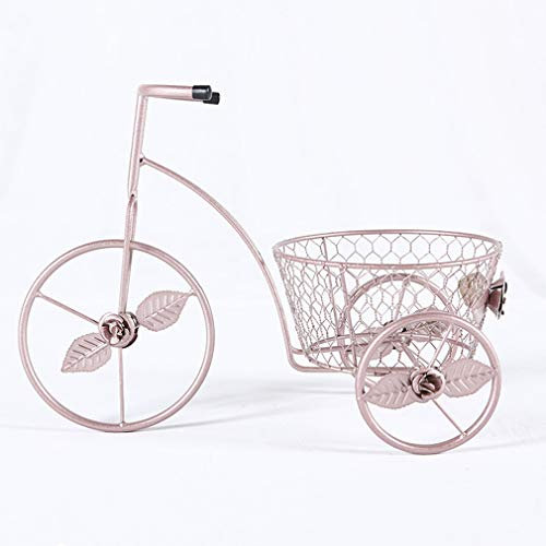 KDDEON Blumenständer Schmiedeeisen Fahrrad,Bodenstehend Indoor Blumenregal,Wohnzimmer Balkon Pflanzenregal,Multifunktionale Lagerregal,Geeignet für Hausgartenliebhaber