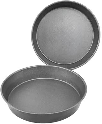 Great British Bakeware 2 Pack 10 Deep Superior Double Coated Non-Stick Victoria Sandwich Cake Tin, Baking, Oven Safe, Round Cake Tin, Fixed Base PFOA & BPA Free Cookware, Made in England