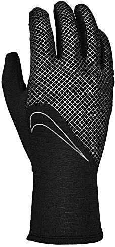 Nike Womens 360 Sphere Running Gloves Black/Black/Silver M