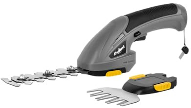 Rebel Tools Akkuschere RB-5003 4V für Gras, Sträucher und Hecke, 2 Messer im Set