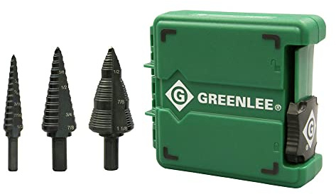 Greenlee GSBSET3 Step Bit Set (#1, #4, #9)
