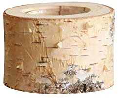 Photophore en bois naturel avec branches d'un arbre en bois naturel, bougeoir fait à la main, bougeoirs, bougeoirs, décoration de bureau pour la décoration de la maison, fête