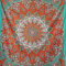 MOMOMUS Picknickdecke Groß für Strand - Dünn, Sandabweisend, XXL - Sandfreie Stranddecke, Strandmatte Sandfrei oder Leichte Campingdecke Outdoor für Picknick - Orange, 210x230 cm