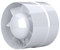 IN-OV - Ventilador extractor de aire, 100 mm, 12 W/130 m³, extractor axial para conducto en línea para cuarto de baño, cocina, sótano, etc.