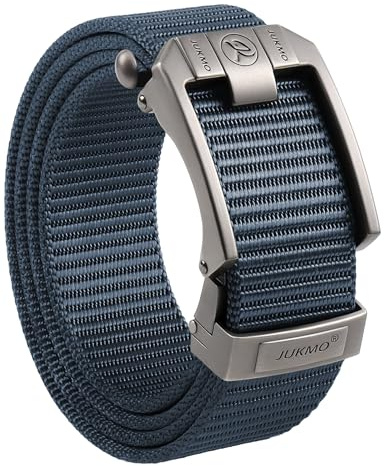 JUKMO Automatik Gürtel Herren, Nylon Taktischer Ratsche Gürtel