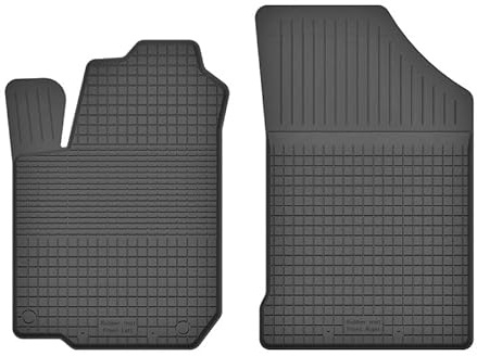 Gummimatten Automatten Gummifussmatten Gummi Fußmatten für Toyota Aygo I Bj. 2005-2014 VORNE Fahrer-und Beifahrermatte U_C