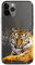 SmartGiftShop Asian Wildlife Animals Case Splatter Art CLEAR Phone Cover Case Exclusive Artwork for iPhone 11 - Tiger 2