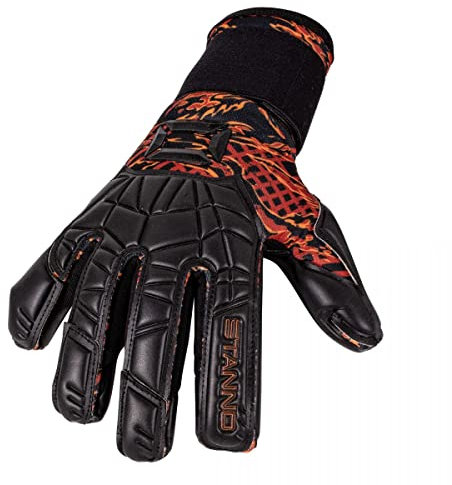 Stanno Torwarthandschuhe - Klaue - Zuverlässiger Griff - Handschuhe für Den Ehrgeizigen Torhüter - Perfekte Passform - Schwarz - Größe 11
