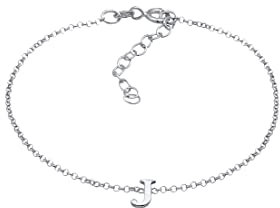 Elli Armband Damen Anhänger Buchstabe J Basic in 925 Sterling Silber