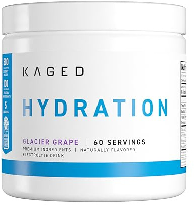 Kaged Daily Hydration | 5 Key Electrolytes | Sugar Free | Coconut Water | 60 Servings