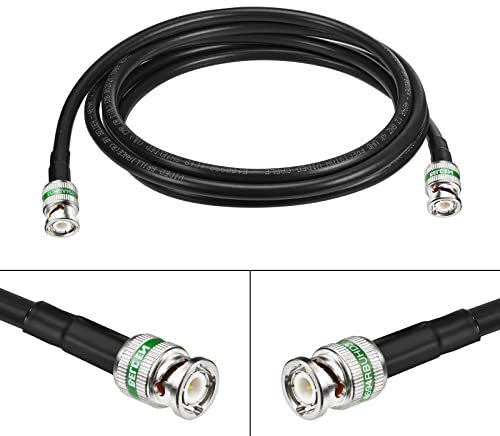 Superbat Cavo BNC 2m 12G SDI 75Ohm Belden 4694R Cavo Maschio a Maschio Cavo Video SDI per Telecamera di Sicurezza 6G SDI/12G SDI/4K/8K Convertitore SDI Blackmagic Design Video Hub (1 Pezzo)