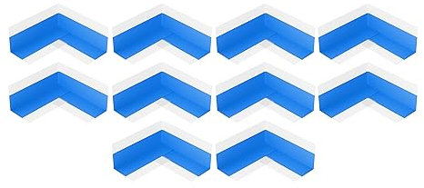 Isolbau Innenecke P2 Blau - 10 Stück - Wasserdichtes Eck-Dichtband für Sanitär, Dusche, Bad, Fliesen, Balkon Eckabdichtung Dichtecke Abdichtung für Innen- & Außenbereich