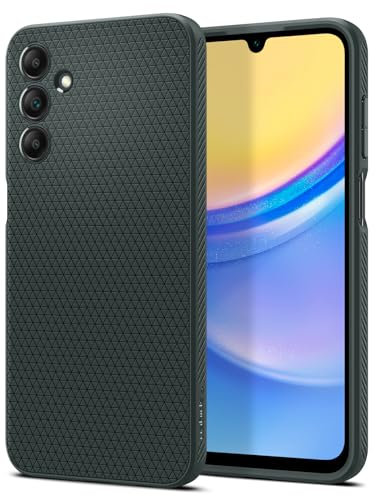 Spigen Liquid Air Hülle Kompatibel mit Samsung Galaxy A15 4G, Samsung Galaxy A15 5G -Grün