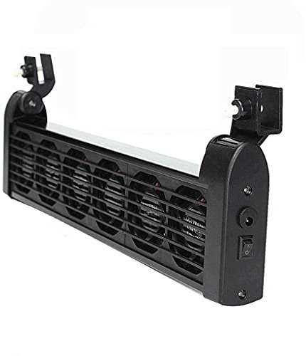 CWCQGH Enfriadores de Tanque de Peces Marinos Tropicales para Acuario, Ventilador de refrigeración, 6 Ventiladores + Adaptador de 12v para pecera de Acuario