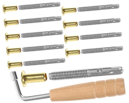 GREENADSCAPE 1satz Harfen Stimmgerät Tuning Pin Wrench Mit Saiten Zubehör Für Und Harfen Für Instrumentenpflege Und Reparatur