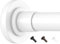 Yeabett Asta per tende senza foratura, 48 – 154,9 cm, asta telescopica per tende, colore bianco