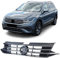 Kühlergrill Schwarz mit Chromleisten für VW Tiguan II Facelift 2020-2023