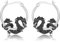 Drachen Ohrring 925 Sterling Silber Drache Creolen Ohrringe Gotik Punk Tier Ohrringe Drachen Schmuck Geschenke Weihnachts für Damen Herren Mädchen