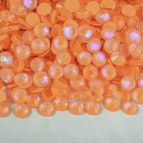 SS3-SS30 Hot Pink Rose Nicht Hot Fix Strass Flatback Kristalle Perlen 3D Nail Art Strasssteine Glaskristallnägel Nicht HotFix-Living Coral Lumi-ss20-1440