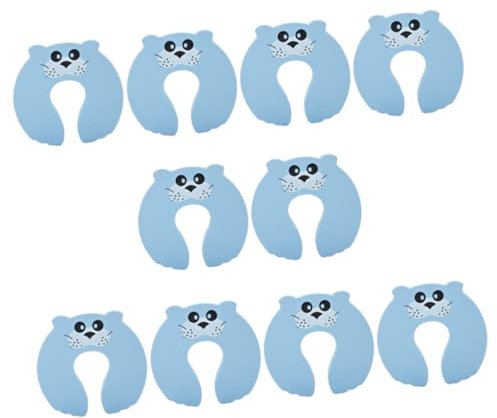 ifundom 10 Pezzi per le del maniglia protettori auto serrature tappi porta allarme sicurezza chiavistello Copertina serratura cancello apertura protettore Sky-blue