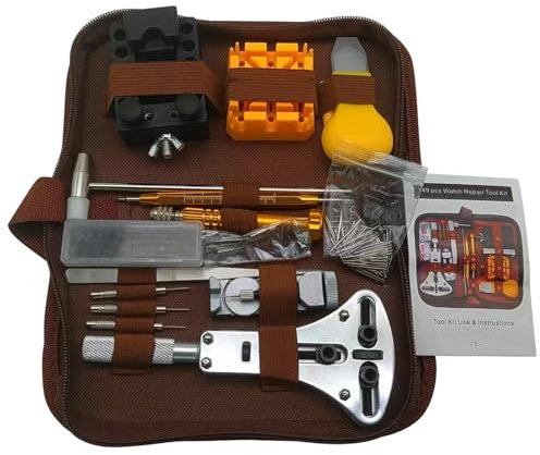 Dgayaeic Uhrenreparatur Werkzeug Set - 149 Teile Uhrenreparatur-Werkzeuge & Zubehör - Komplettset Mit Aufbewahrungsetui Für Schmuck Elektronik Zuhause Und Unterwegs
