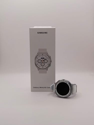 Samsung Galaxy Watch 8 Classic 3,3 cm (1.3) AMOLED 46 mm Digitale 438 x 438 Pixel Touch Screen Argento Wi-Fi GPS (satellitare)