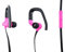 aiino - Auricolari Go Sport I Archetto Ergonomico I Microfono Integrato I Compatibilità Universale I Perfetto per Lo Sport I Massima Stabilità - Rosa