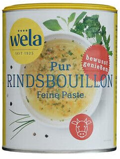 Rindsbouillon 'Pur' - wela 1/1 Dose