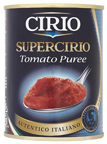Cirio Supercirio Tomato Puree Tin, 400 g, Pack of 6