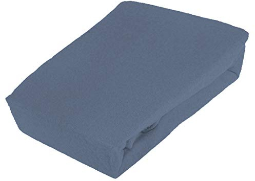 Hahn Teddy-Flausch Spannbettlaken, Farbe: Anthrazit 90-100 x 200 cm