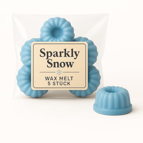 Duftmelt ❥ ❥ Duftwachs 5er Set - Winter & Weihnachts Duftkerzen | Raumduft ❥ ❥ (Sparkly Snow)