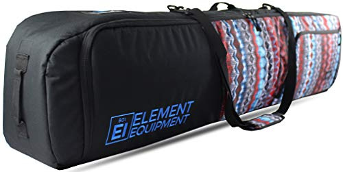 Element Equipment Deluxe Padded Snowboard Bag - Premium High End Travel Bag Aztec 165