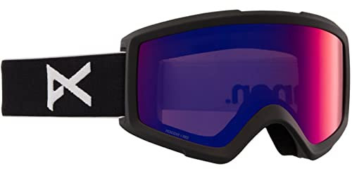 Anon Herren Helix 2.0 Snowboard Brille, Black/Perceive Sunny Red