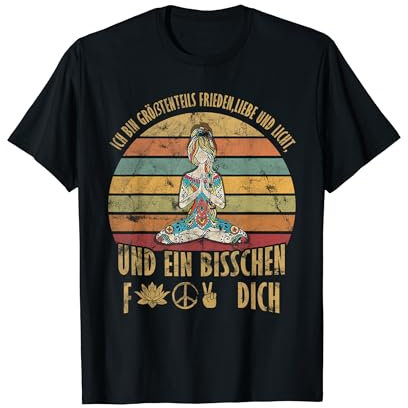 Ich Bin Größtenteils Frieden Liebe Und Licht Yoga Geschenk T-Shirt