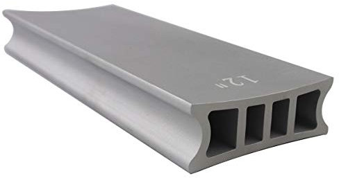 Guyker Two-Way Radius Sanding Block for Fret Leveling Fingerboard - Aluminum Sanding Beam Luthier Tool for Guitar & Bass Repair & Maintenance CNC Machined (1 Piece, Radius 12” + 16”)