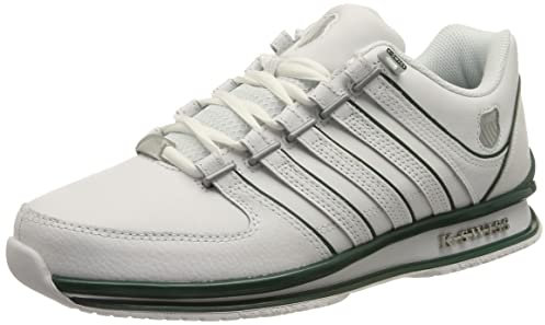 K-Swiss Herren Rinzler Sneaker, White/Posy Green, 43 EU