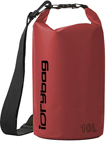 IDRYBAG Trockentaschen für Kajakfahren, wasserdicht, 2L/5L/10L/15L/20L, Kleiner, wasserdichter, schwimmender Trockensack, wasserdichter Trockensack für Paddelboard-Reisen