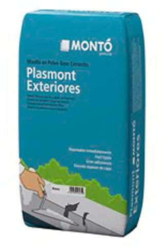 Masilla en polvo Plasmont Exteriores R-20 Masilla para reparaciones de exterior color Blanco (15kg)