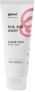 Goovi Rub Rub, Away, feuchtigkeitsspendendes Gesichtspeeling mit Kokumbutter und Baumwollöl, Format 75 ml