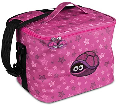 fridoli Toniebox Tasche mit Schultergurt | für Toniebox Starterset und Zubehör | pink | Immer Alles aufgeräumt | für bis zu 20 Tonies | Tonie Tasche