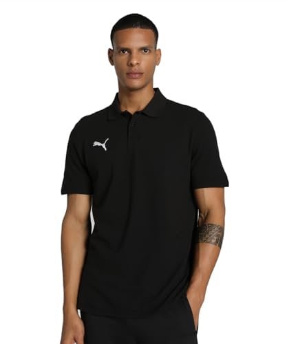 PUMA Herren Teamgoal Casuals Poloshirt, Puma Black-puma White, M EU