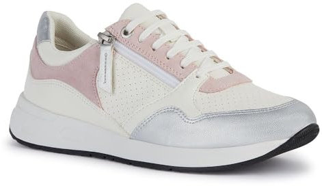 Geox D Bulmya B Basket, White Lt Rose, 36 EU
