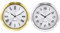 55mm Uhr Einbau Rund Uhrwerk, 2PCS Quarz Uhrwerk Geräuschlos Einsteckuhr mit arabische Ziffern Quarzuhr Batteriebetrieben Miniatur Uhrwerk Vintage Uhreneinsatz Quarzuhr für Wohnzimmer Büro