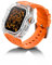 RYUEUYA Rugged - Funda protectora transparente con correa para Apple Watch Serie Ultra 2/1 49 mm, carcasa resistente para el iWatch, T-OR