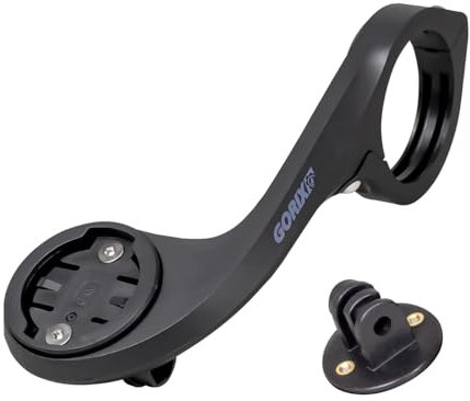 GORIX Fahrradhalterung Fahrradcomputer [Actionkamera/Lichthalter] Rennrad (Quick Mount)