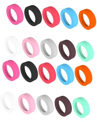 Supvox 20stücke Untersetzer Für Trinkflaschen Runde Hitzebeständige Schützende Bodenschoner Für Mit Gemischten Farben Rutschfest Und Langlebig