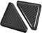 2Pcs Auto Tür Ecke Anti-Scratch Abdeckung Auto Zubehör Car Accessories, Auto Vordertür Ecke Anti-Kollision Abdeckungen, Autotür Kantenschutz, Universal Protector Eckenschutz Aufkleber (Schwarz)