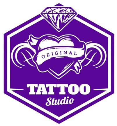 DIY personalisierte Tattoo Studio Wandaufkleber entfernbarer Vinyl-Aufkleber für Glastür Fenster Aufkleber Wandbild Tattoo Salon Shop Dekor klein - 32x35cm